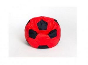 Кресло-мешок Мяч малый красно-черное в Перми - perm.ok-mebel.com | фото 1
