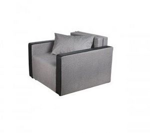 Кресло-кровать Милена с подлокотниками Серый в Перми - perm.ok-mebel.com | фото 1