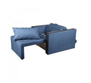 Кресло-кровать Милена с подлокотниками Синий в Перми - perm.ok-mebel.com | фото 2