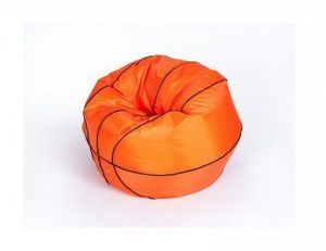 Кресло-мешок Баскетбольный мяч малый оранжево-черное в Перми - perm.ok-mebel.com | фото 3