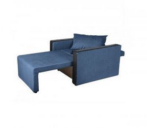 Кресло-кровать Милена с подлокотниками Синий в Перми - perm.ok-mebel.com | фото 3