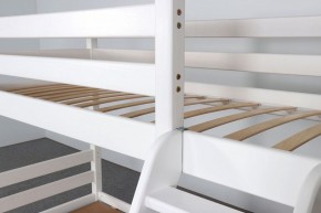 АДЕЛЬ Кровать двухъярусная с наклонной лестницей (белый) в Перми - perm.ok-mebel.com | фото 6