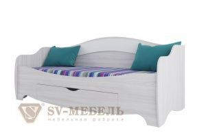 Кровать одноярусная Акварель 1 с ящиком в Перми - perm.ok-mebel.com | фото 1
