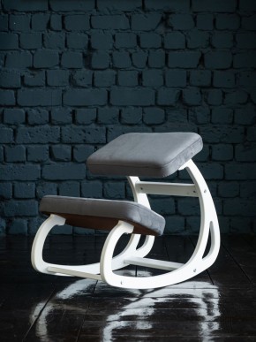 Балансирующий коленный стул Конёк Горбунёк (Белый) в Перми - perm.ok-mebel.com | фото 2