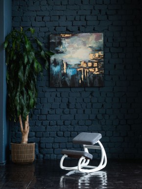 Балансирующий коленный стул Конёк Горбунёк (Белый) в Перми - perm.ok-mebel.com | фото 4
