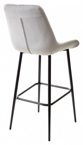 Барный стул ХОФМАН, цвет H-09 Светло-серый, велюр / черный каркас М-City в Перми - perm.ok-mebel.com | фото 6
