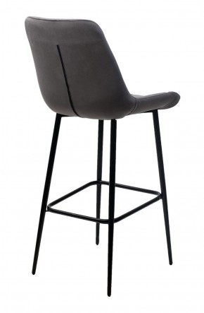 Барный стул ХОФМАН, цвет H-14 Серый, велюр / черный каркас М-City в Перми - perm.ok-mebel.com | фото 4