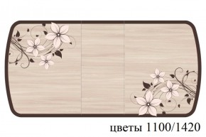 БОСТОН - 3 Стол раздвижной 1100/1420 опоры Триумф в Перми - perm.ok-mebel.com | фото 68
