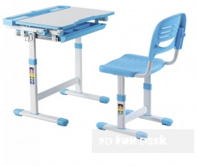 Комплект парта + стул трансформеры Cantare Blue в Перми - perm.ok-mebel.com | фото 2