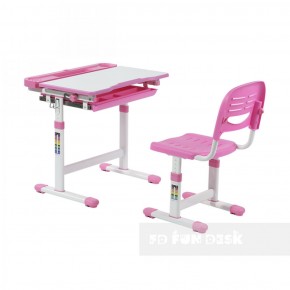 Комплект парта + стул трансформеры Cantare Pink в Перми - perm.ok-mebel.com | фото 2