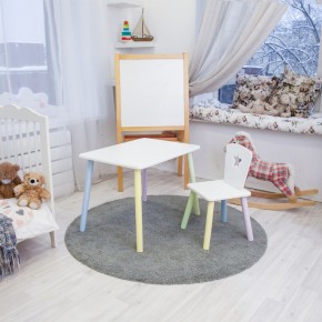 Детский комплект стол и стул «Звезда» Rolti Baby (белый/цветной, массив березы/мдф) в Перми - perm.ok-mebel.com | фото 2