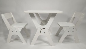 Детский растущий стол-парта и два стула Я САМ "Умка-Дуо" (Белый) в Перми - perm.ok-mebel.com | фото
