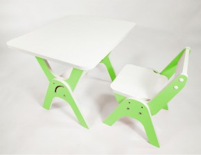 Детский растущий стол-парта и стул Я САМ "Умка" (Зеленый) в Перми - perm.ok-mebel.com | фото