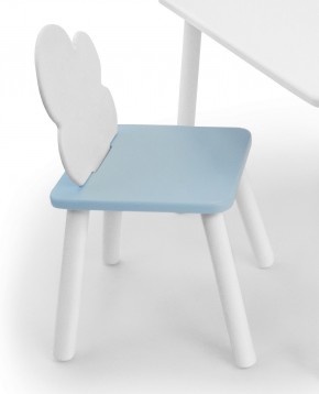 Детский стул Облачко (Белый/Голубой/Белый) в Перми - perm.ok-mebel.com | фото 1