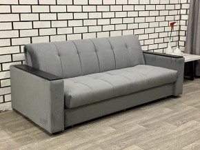 Диван Аккордеон 1280*2000 НПБ подлокотник ПРЯМОЙ накладки МДФ в Перми - perm.ok-mebel.com | фото