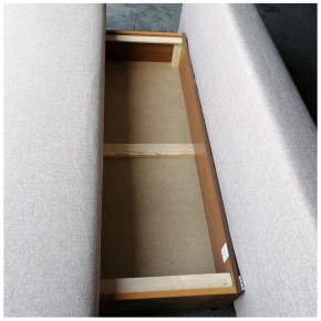 Диван-кровать Комфорт без подлокотников BALTIC AZURE (2 подушки) в Перми - perm.ok-mebel.com | фото 6