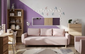 Диван-кровать Тулисия светло-розовый, ткань рогожка в Перми - perm.ok-mebel.com | фото