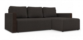 Диван угловой Алиса 3 Bahama GRAFIT - Teos Dark Brown в Перми - perm.ok-mebel.com | фото