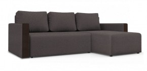 Диван угловой Алиса 3 Bahama GREY - Teos Dark Brown в Перми - perm.ok-mebel.com | фото