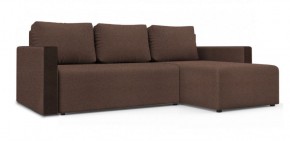 Диван угловой Алиса 3 Bahama PEBBLE - Teos Dark Brown в Перми - perm.ok-mebel.com | фото