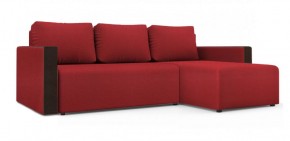 Диван угловой Алиса 3 Bahama RED - Teos Dark Brown в Перми - perm.ok-mebel.com | фото