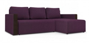 Диван угловой Алиса 3 Bahama VIOLET - Teos Dark Brown в Перми - perm.ok-mebel.com | фото