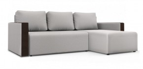 Диван угловой Алиса 3 Bahama WHITE - Teos Dark Brown в Перми - perm.ok-mebel.com | фото