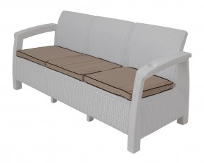 Диван Yalta Premium Sofa 3 Set (Ялта) белый (+подушки под спину) в Перми - perm.ok-mebel.com | фото 1