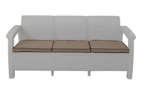 Диван Yalta Premium Sofa 3 Set (Ялта) белый (+подушки под спину) в Перми - perm.ok-mebel.com | фото 2