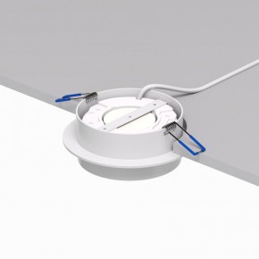 DK2090-WH Встраиваемый светильник FLAT, IP 20, до 15 Вт, GX53, LED, белый, алюминий в Перми - perm.ok-mebel.com | фото 3