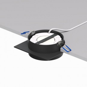 DK2091-BK Встраиваемый светильник FLAT, IP 20, до 15 Вт, GX53, LED, черный, алюминий в Перми - perm.ok-mebel.com | фото 4