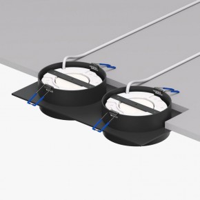 DK2092-BK Встраиваемый светильник FLAT, IP 20, до 15 Вт, GX53, LED, черный, алюминий в Перми - perm.ok-mebel.com | фото 2