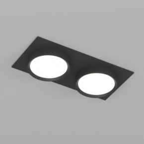 DK2092-BK Встраиваемый светильник FLAT, IP 20, до 15 Вт, GX53, LED, черный, алюминий в Перми - perm.ok-mebel.com | фото 4