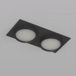 DK2092-BK Встраиваемый светильник FLAT, IP 20, до 15 Вт, GX53, LED, черный, алюминий в Перми - perm.ok-mebel.com | фото 5