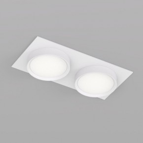 DK2092-WH Встраиваемый светильник FLAT, IP 20, до 15 Вт, GX53, LED, белый, алюминий в Перми - perm.ok-mebel.com | фото 2