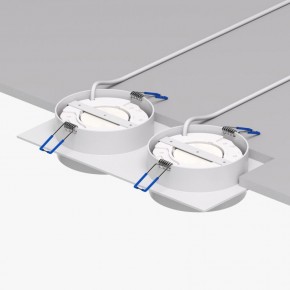 DK2092-WH Встраиваемый светильник FLAT, IP 20, до 15 Вт, GX53, LED, белый, алюминий в Перми - perm.ok-mebel.com | фото 4