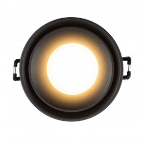 DK2403-BK Встраиваемый светильник влагозащ., IP 44, 10 Вт, GU10, черный, алюминий в Перми - perm.ok-mebel.com | фото 3