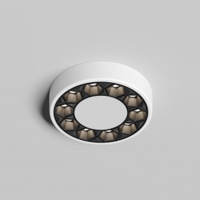 DK2440-WB Встраиваемый светильник DUAL 5+5 Вт, LED 4000K, IP 20, d90mm, белый/черный, алюминий/акрил в Перми - perm.ok-mebel.com | фото 3
