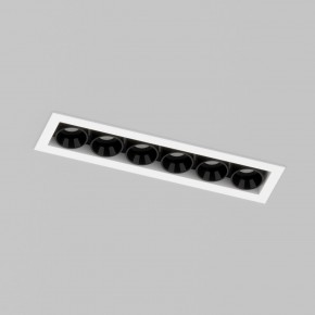 DK2514-WB Встраиваемый светильник SPACE со светодиодом L126mm 220V 10W 38° 4000К IP20 белый/черный алюминий в Перми - perm.ok-mebel.com | фото 2