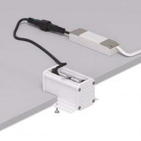 DK2530-WB Встраиваемый светильник SPACE со светодиодом под шпатлевку L69mm 220V 6W 38° 4000К IP20 белый/черный алюминий в Перми - perm.ok-mebel.com | фото 5
