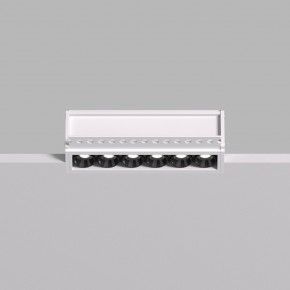 DK2531-WB Встраиваемый светильник SPACE со светодиодом под шпатлевку L126mm 220V 10W 38° 4000К IP20 белый/черный алюминий в Перми - perm.ok-mebel.com | фото 3