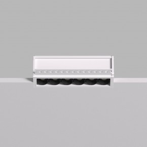 DK2531-WB Встраиваемый светильник SPACE со светодиодом под шпатлевку L126mm 220V 10W 38° 4000К IP20 белый/черный алюминий в Перми - perm.ok-mebel.com | фото 4