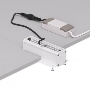 DK2531-WB Встраиваемый светильник SPACE со светодиодом под шпатлевку L126mm 220V 10W 38° 4000К IP20 белый/черный алюминий в Перми - perm.ok-mebel.com | фото 5