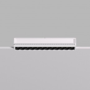 DK2532-WB Встраиваемый светильник SPACE со светодиодом под шпатлевку L240mm 220V 20W 38° 4000К IP20 белый/черный алюминий в Перми - perm.ok-mebel.com | фото 4