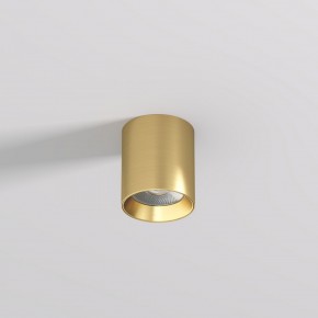 DK2610-SB Накладной светильник SHINE TUBE со светодиодом, D70*H80, IP20, 3000К, 10W, RA?90, сатинированная латунь, алюминий в Перми - perm.ok-mebel.com | фото 2