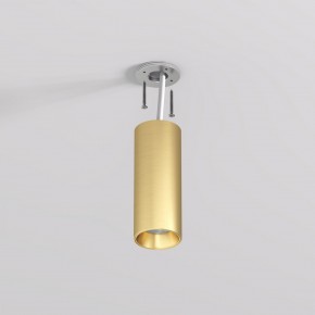 DK2615-SB Накладной светильник SHINE TUBE со светодиодом, D45*H115, IP20, 3000К, 7W, RA?90, сатинированная латунь, алюминий в Перми - perm.ok-mebel.com | фото 3
