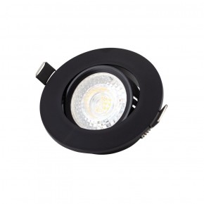 DK3020-BK Встраиваемый светильник, IP 20, 10 Вт, GU5.3, LED, черный, пластик в Перми - perm.ok-mebel.com | фото 1