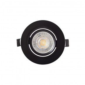 DK3020-BK Встраиваемый светильник, IP 20, 10 Вт, GU5.3, LED, черный, пластик в Перми - perm.ok-mebel.com | фото 3