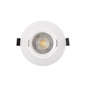 DK3020-WH Встраиваемый светильник, IP 20, 10 Вт, GU5.3, LED, белый, пластик в Перми - perm.ok-mebel.com | фото