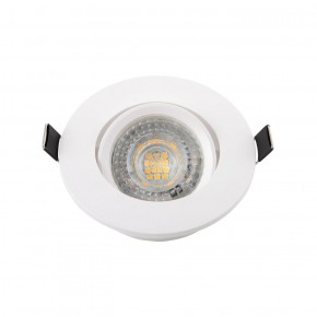 DK3020-WH Встраиваемый светильник, IP 20, 10 Вт, GU5.3, LED, белый, пластик в Перми - perm.ok-mebel.com | фото 2